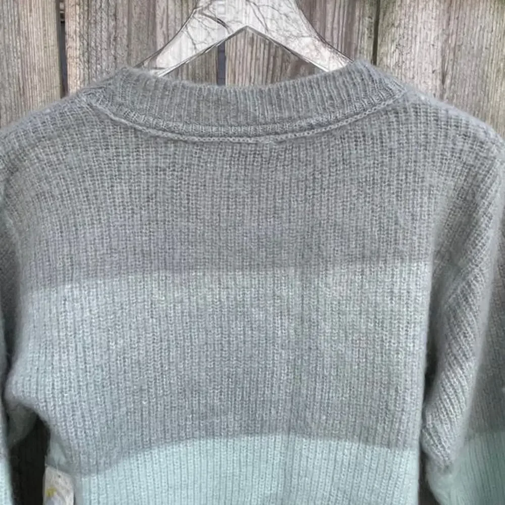 Free People Sweater Autumn Sky‎ Pullover Crew Neck Classic Casual Size XS NWT